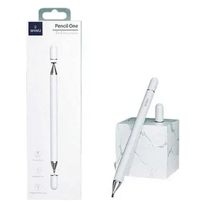  قلم رقمي فيكسوون Pencil One - قلم 2 في 1 للكتابة واللمس - أبيض 