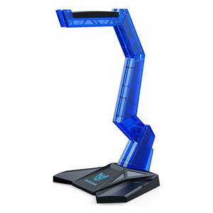  حامل سماعات رأس للألعاب أونيكوما ST-3 - متين وأنيق - قاعدة غير قابلة للانزلاق تضمن وضعًا ثابتًا - أزرق 