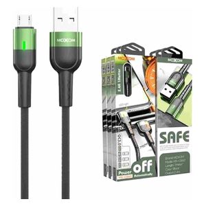Moxom MX-CB60 - USB-A to Micro USB Cable - 1m -  Black