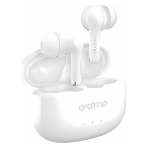 سماعة بلوتوث داخل الاذن اورايمو - OEB E104DC - بلوتوث 5.3 - بطارية بحجم 36 ساعة - ابيض