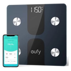 Anker Eufy Smart Scale C1 - Smart Connectivity - Clear LED Display - Black