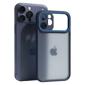 حافظة موبايل اذر لجهاز ايفون 17 برو مع خاصية الشحن الاسلكي - ازرق