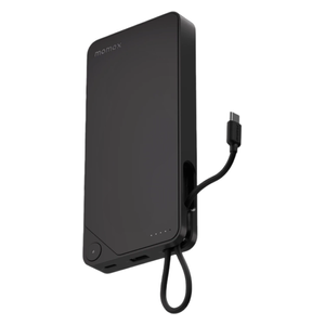 شاحن محمول موماكس مع كيبل يو اس بي سي - IP153D - بطارية بحجم 20000 مللي امبير - بقوة 20 واط - اسود