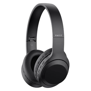  سماعات حول الاذن هافيت H628BT اللاسلكية بتقنية بلوتوث - عمر بطارية يصل إلى 10 ساعات من التشغيل المتواصل - صوت ستيريو عالي الجودة مع عزل فعال للضوضاء - أسود 