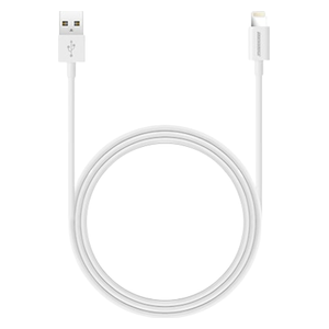  كيبل يو اس بي الى لايتينغ روك روز - RRCS02L - بطول 1 متر - ابيض 