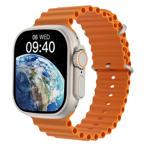  WiWU SW01 Smartwatch - Health & Sports Activity Tracker - Compatible with Android & iOS - Orange 