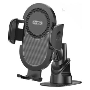 Go-Des - Car Phone Holder - 360 Degrees Rotation - Stable and secure mounting system - Black