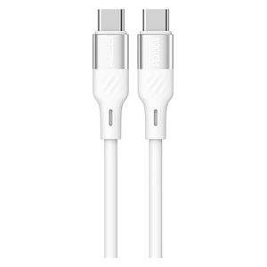  كابل ريسي  - RS22CC PD - تايب-سي إلى تايب-سي - بقدرة 100 واط - طول 1.5 متر - أبيض 