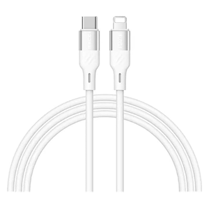  كابل  ريسي - RS22CL - تايب-سي إلى لايتنينغ - طول 1.5 متر - بقدرة 27 واط - أبيض 