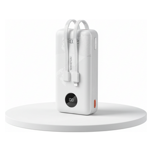  SIKENAI - Power Bank - 20000mAh - Fast Charging - 4 outputs - White 