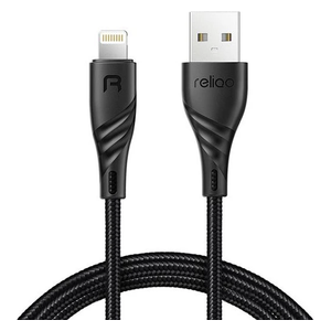  كيبل مكدودو يو اس بي اي الى لايتنينج - معتمد من MFi - شحن سريع ونقل بيانات - 1.2 متر - أسود 