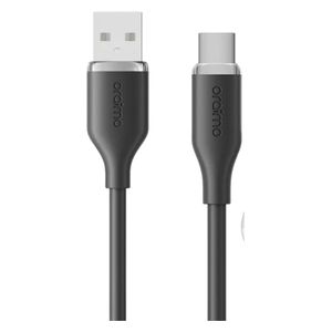 كابل Oraimo يو اس بي اي الى يو اس بي سي - 1 متر - تيار 3A - شحن ونقل بيانات - اسود