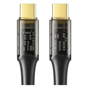  كيبل مكدودو يو اس بي سي الى يو اس بي سي - شحن سريع PD بقوة 100 واط - 5 أمبير - 1.2 متر - أسود 