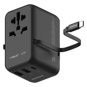  شاحنة طاقة موماكس - تصل إلى 25 واط لشحن سريع وفعال - تصميم خفيف الوزن وصغير الحجم يناسب الجيب أو الحقيبة بسهولة - اسود 