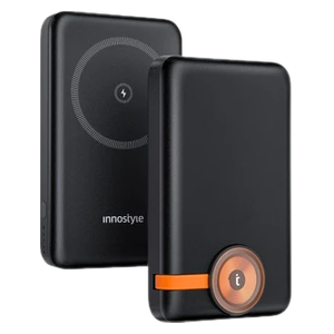 شاحن إنوستايل باور ماج دوو 2 في 1 - شحن لاسلكي - سعة 10000 مللي أمبير - 20 واط - أسود