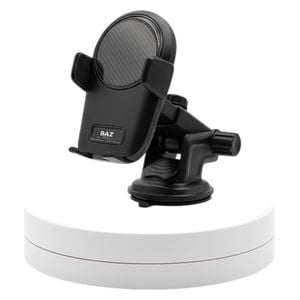  BAZ BZ04 - Phone Holder for Cars and Motorcycles - Rotation 360° - Black 