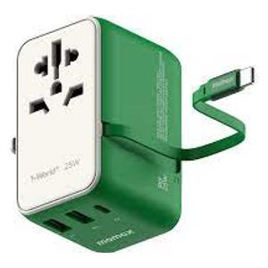  شاحنة طاقة موماكس - تصل إلى 25 واط لشحن سريع وفعال - تصميم خفيف الوزن وصغير الحجم يناسب الجيب أو الحقيبة بسهولة - اخضر 
