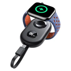  Joyroom -  Portable Wireless Watch Charger - 2000mAh -  Black 