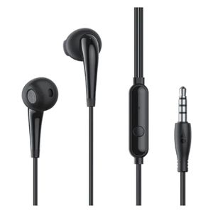 Oraimo Wired Earphone - 3.5mm audio jack for wide device compatibility - Lightweight in-ear design for comfort - Black