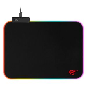 ماوس باد هافيت MP901 - سطح أملس عالي الجودة لتحكم دقيق - قاعدة مطاطية مانعة للانزلاق لاستخدام ثابت - أسود