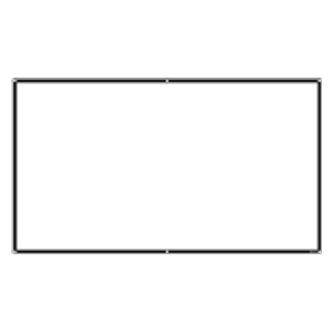 شاشة عرض هافيت PA302 - قماش ناعم عالي الجودة - مقاس الشاشة 221 × 125 سم (100 انج) - أبيض