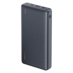 باور بانك Oraimo - سعة 20,000mAh - شحن سريع 15W - منافذ متعددة - حماية من الشحن الزائد - تصميم محمول - اسود