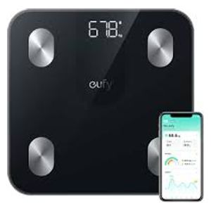 Anker Eufy Smart Scale A1 - Multi-User Support - Compact & Lightweight - Black