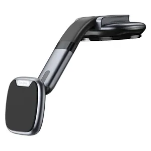 Go-Des - Magnetic Car Phone Mount - Durable holder with strong magnets - Adjustable arm for positioning - Black