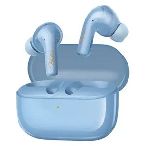 سماعات اورايمو سبايس بودز Z - مزود بـ 4 ميكروفونات وإلغاء الضوضاء - مقاومة الماء IPX5 مناسبة للتدريبات والعرق والرذاذ - ازرق