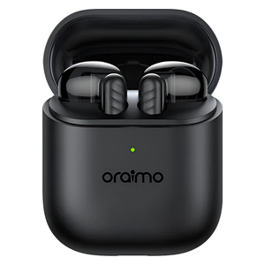  سماعات أذن اورايمو - جودة مكالمات عالية الدقة - إلغاء الضوضاء ENC أثناء المكالمات - إجمالي وقت التشغيل يصل إلى 50 ساعة - أسود 
