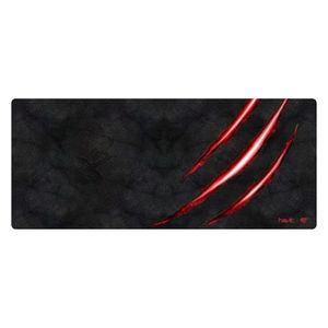  ماوس باد هافيت - سطح من قماش شبكي ناعم مع قاعدة مطاطية مانعة للانزلاق - أسود 