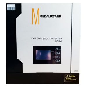  ميدال باور عاكس الطاقة الشمسية خارج الشبكة - 3.5 كيلو واط - MPi35KW24VPVM - أسود 