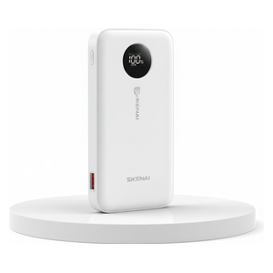  SIKENAI - Power Bank - 10000mAh - Fast Charging -  White 