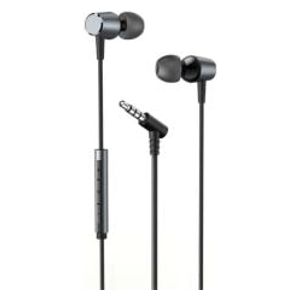Oraimo Wired Earphone OEP-E40 - Wide compatibility with devices using a 3.5mm audio jack - Built-in microphone for clear calls and hands-free use - Black