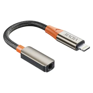  محول لايتينغ إلى 3.5 ملم اوكس فيدفي - AL1125 - بطول 0.13 متر - اسود 