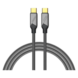  كابل  ريسي - RS18CC - تايب-سي إلى تايب-سي - طول 1.5 متر - بقدرة 240 واط - أسود 