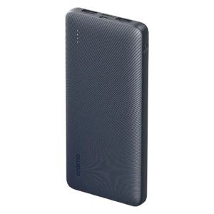 باور بانك Oraimo - سعة 10,000mAh - تصميم نحيف - منافذ يو اس بي مزدوجة - شحن سريع وآمن - اسود