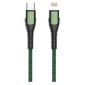  LDNIO USB-C to Lightning Cable - 2M - 30W - Green 