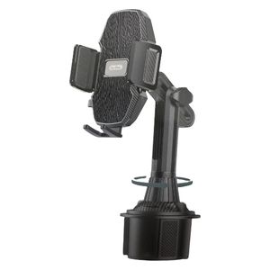 Go-Des - Car Phone Holder - 360-degree adjustable in all directions - Adjustable base to fit different cup sizes - Black