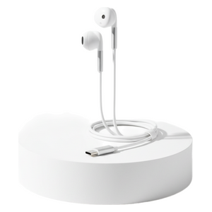  SIKENAI - Wired Headphone In Ear - USB-C Connection - Comfortable design for extended wear - White 