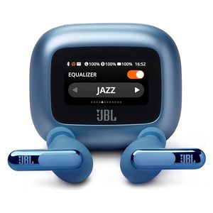 JBL Live beam 3 - Bluetooth Headphone In Ear - 48 hours of playtime - 6 microphones for clear and customizable calls - IP55 water and dust resistance - Blue