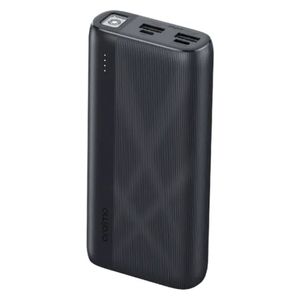 باور بانك Oraimo - سعة 20,000mAh - شحن سريع 22.5W PD - مصباح طوارئ - نظام حماية 15 طبقة - اسود