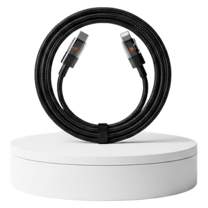  BAZ - USB-C to Lightning Cable - Fast Charging - 36W - Black 