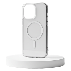  غطاء شفاف كريستالي ريتشي - لجهاز آيفون 16 برو ماكس - نحيف ومتين - أبيض 