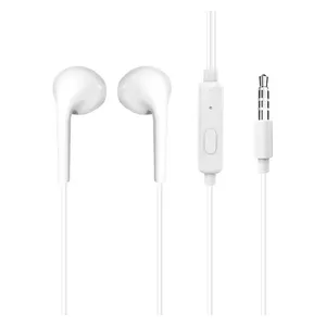 سماعة داخل الاذن دوداو - X10S - بطول 1.2 متر - جودة صوت ستيريو - اوكس - ابيض