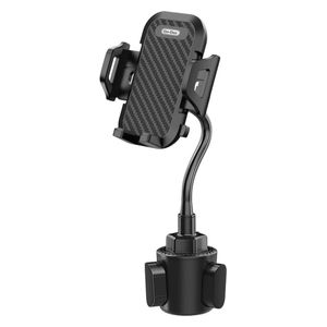 Go-Des - Car Cup Mount - Flexible ball joint - High-quality plastics with rubber padding - Black