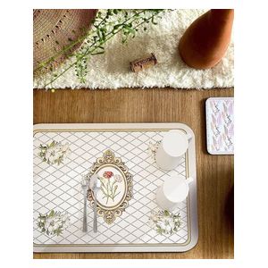  Kitchen Absorbent Coffee Mat - Antique Rose 