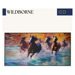  Dreamy decor Framed Canvas - 120x 60cm - Blue 