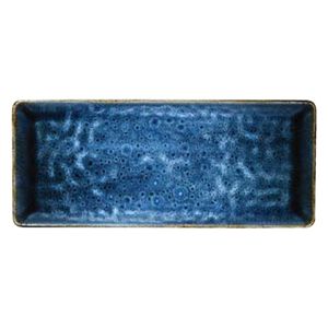 كوتاهيا صحن تقديم - 15×35 سم - ازرق