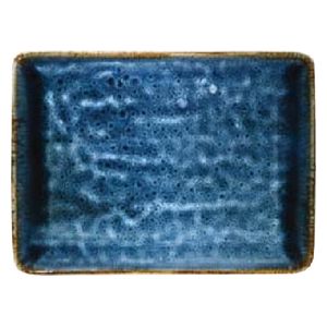 كوتاهيا صحن تقديم - 20×27 سم - ازرق